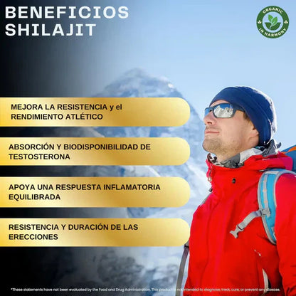 GOMAS SHILAJIT x 60 C/U+ eBook "Desata tu Testosterona, Guía practica" GRATIS