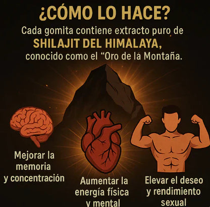 GOMAS SHILAJIT x 60 C/U+ eBook "Desata tu Testosterona, Guía practica" GRATIS